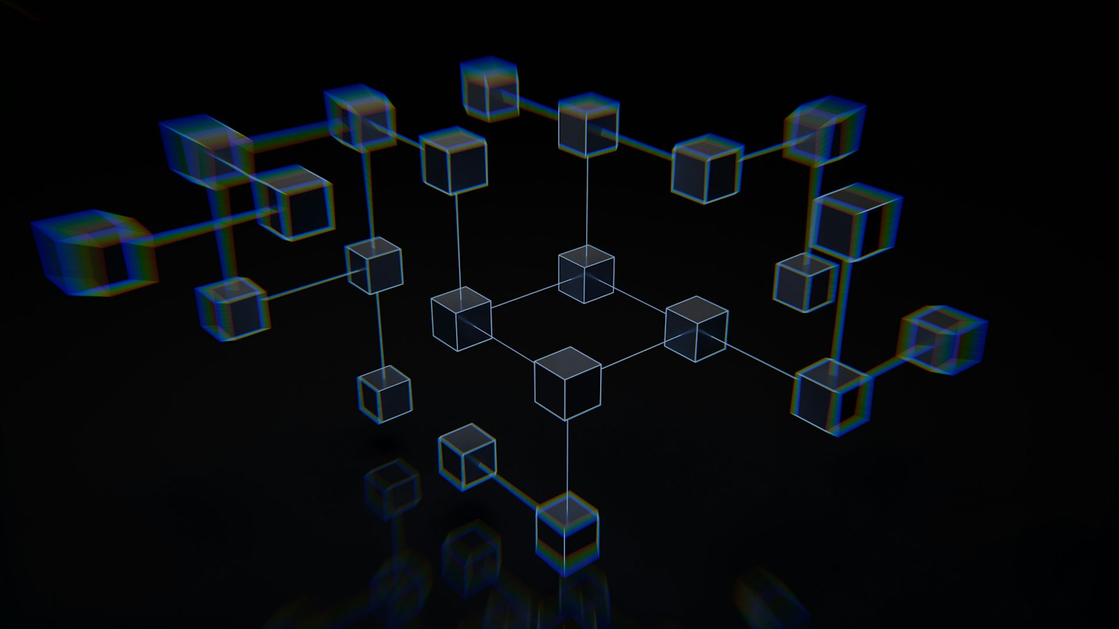 Connected blockchain network of blocks